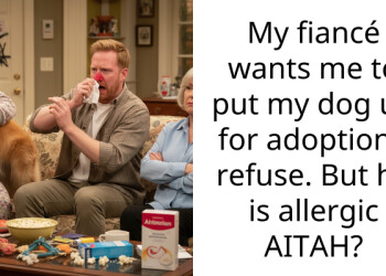 My fiancé wants me to put my dog up for adoption I refuse. But he is allergic AITAH?