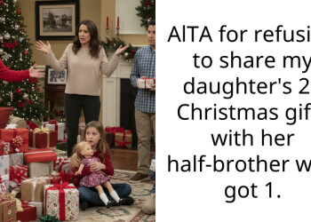 AlTA for refusing to share my daughter’s 27 Christmas gifts with her half-brother who got 1.