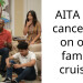 AITA For canceling on our family cruise?