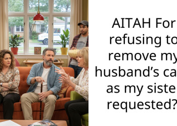 AITAH For refusing to remove my husband’s cane as my sister requested?