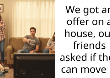 We got an offer on a house, our friends asked if they can move in