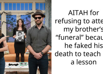 AITAH for refusing to attend my brother’s “funeral” because he faked his death to teach me a lesson
