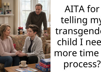 AITA for telling my transgender child I need more time to process?