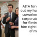 AITA for calling out my husband’s coworker at his corporate party for flirting with him right in front of me?