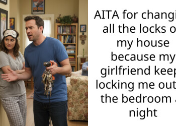 AITA for changing all the locks on my house because my girlfriend keeps locking me out of the bedroom at night