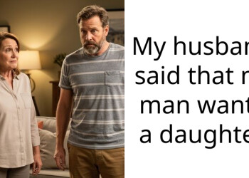 My husband said that no man wants a daughter