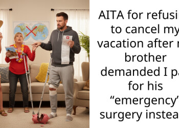 AITA for refusing to cancel my vacation after my brother demanded I pay for his “emergency” surgery instead?