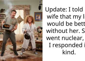 Update: I told my wife that my life would be better without her. She went nuclear, so I responded in kind.