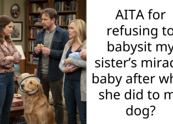 AITA for refusing to babysit my sister’s miracle baby after what she did to my dog?