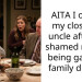 AITA I outed my closeted uncle after he shamed me for being gay at a family dinner.