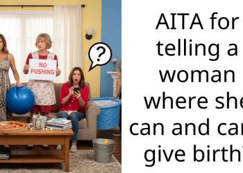 AITA for telling a woman where she can and can’t give birth?