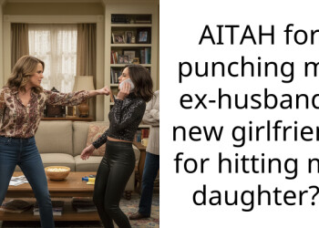 AITAH for punching my ex-husbands new girlfriend for hitting my daughter?