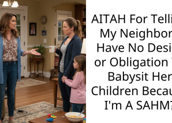 AITAH For Telling My Neighbor I Have No Desire or Obligation To Babysit Her Children Because I’m A SAHM?