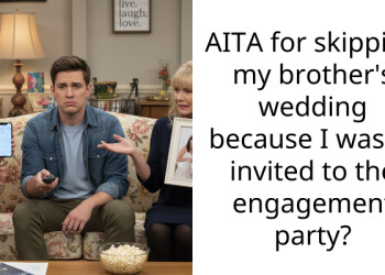 AITA for skipping my brother’s wedding because I wasn’t invited to the engagement party?