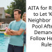 AITA for Refusing to Let ‘Karen’ Neighbor Use My Pool After She Demanded I Follow Her Pool Rules?