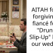AITAH for not forgiving my fiancé for his “Drunken Slip-Up” before our wedding?