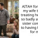 AITAH for telling my wife to stop treating her sister so badly after her sister confessed to having feelings for me