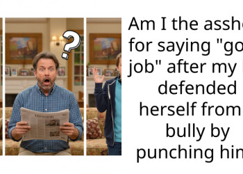 Am I the a*shole for saying “good job” after my kid defended herself from a bully by punching him?