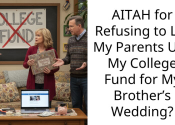 AITAH for Refusing to Let My Parents Use My College Fund for My Brother’s Wedding?