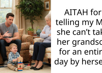 AITAH for telling my MIL she can’t take her grandson for an entire day by herself?
