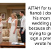 AITAH for telling my fiancé I don’t want his mom in our wedding photos because she’s been trying to get me to sign a prenup she wrote herself