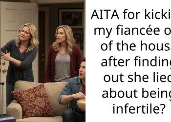 AITA for kicking my fiancée out of the house after finding out she lied about being infertile?