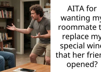 Woman Demands Her Roommate Replaces The Special Wine She Drank With Her Friends