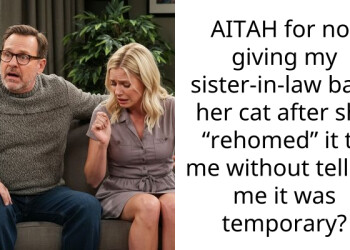 AITAH for not giving my sister-in-law back her cat after she “rehomed” it to me without telling me it was temporary?