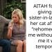 AITAH for not giving my sister-in-law back her cat after she “rehomed” it to me without telling me it was temporary?