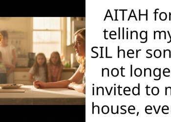 AITAH for telling my SIL her son is not longer invited to my house, ever?