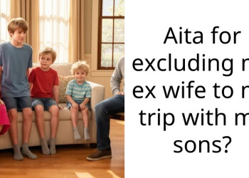 Aita for excluding my ex wife to my trip with my sons?