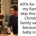 AITA for asking my fiance to skip this year’s Christmas family vacation because our baby is due?