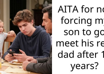 AITA for not forcing my son to go meet his real dad after 11 years?