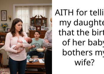 AITH for telling my daughter that the birth of her baby bothers my wife?
