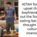 AITAH for being upset that my boyfriend threw out the food I was eating because he thought it was culturally insensitive