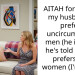 AITAH for telling my husband I prefer uncircumcised men (he isn’t) if he’s told me he prefers tall women (I’m not)?
