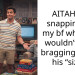 My boyfriend keeps bragging about his size even though it hurts me every single time