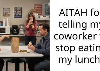 AITAH for telling my coworker to stop eating my lunch?