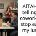 AITAH for telling my coworker to stop eating my lunch?