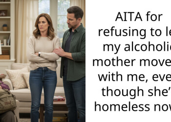 AITA for refusing to let my alcoholic mother move in with me, even though she’s homeless now?