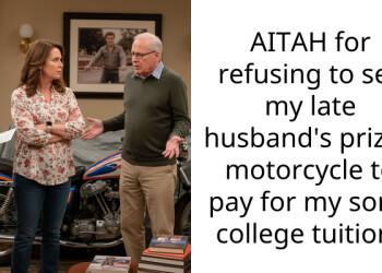AITAH for refusing to sell my late husband’s prized motorcycle to pay for my son’s college tuition?