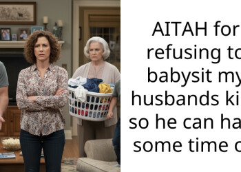 AITAH for refusing to babysit my husbands kids so he can have some time off