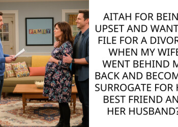 AITAH FOR BEING UPSET AND WANT TO FILE FOR A DIVORCE WHEN MY WIFE WENT BEHIND MY BACK AND BECOME A SURROGATE FOR HER BEST FRIEND AND HER HUSBAND?