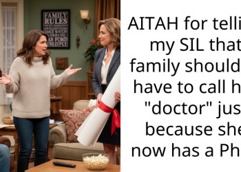 AITAH for telling my SIL that family shouldn’t have to call her “doctor” just because she now has a PhD?