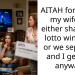 AITAH for telling my wife we either share our lotto winnings or we separate and I get half anyway?