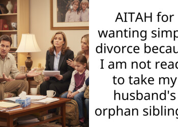 AITAH for wanting simple divorce because I am not ready to take my husband’s orphan siblings?