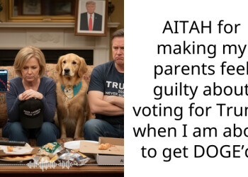 AITAH for making my parents feel guilty about voting for Trump when I am about to get DOGE’d?
