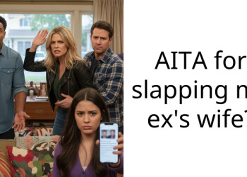 AITA for slapping my ex’s wife?