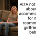 AITA not caring about or accommodating for my roommate’s girlfriend’s baby