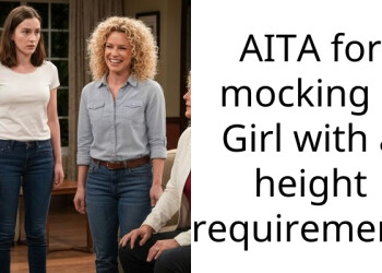 AITA for mocking a Girl with a height requirement?